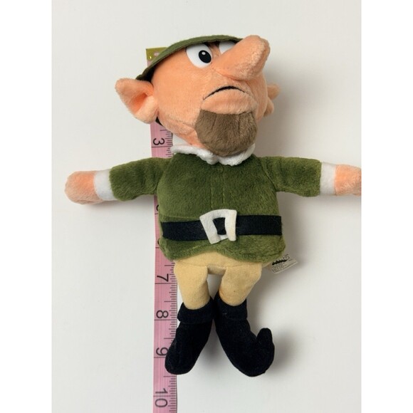 1999 CVS Stuffins 9” Plush BOSS ELF Misfit Rudolph Red Nosed Reindeer Tag Damage - Picture 8 of 13
